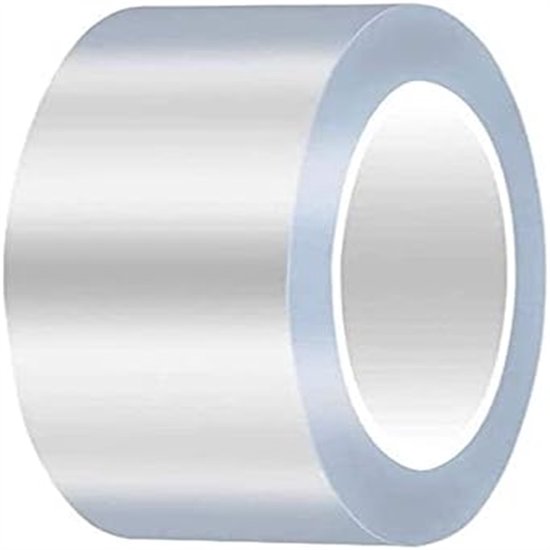 Tekenewbse Lakbeschermingsfolie, transparant, 5 cm × 10 m, beschermfolie voor fiets, randbescherming, transparant, zelfklevend, universele lakbeschermingsfolie voor auto, motorkap, fiets, motorfiets
