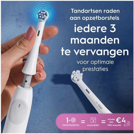 Oral-B iO Gentle Care Originele opzetborstels - Voor Gevoelig Tandvlees - 2 stuks