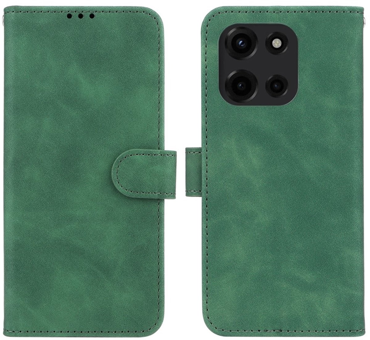 Coverup Hoesje - Geschikt voor Motorola Edge 60 / 60 Fusion Hoesje - Coverup Book Case - Groen