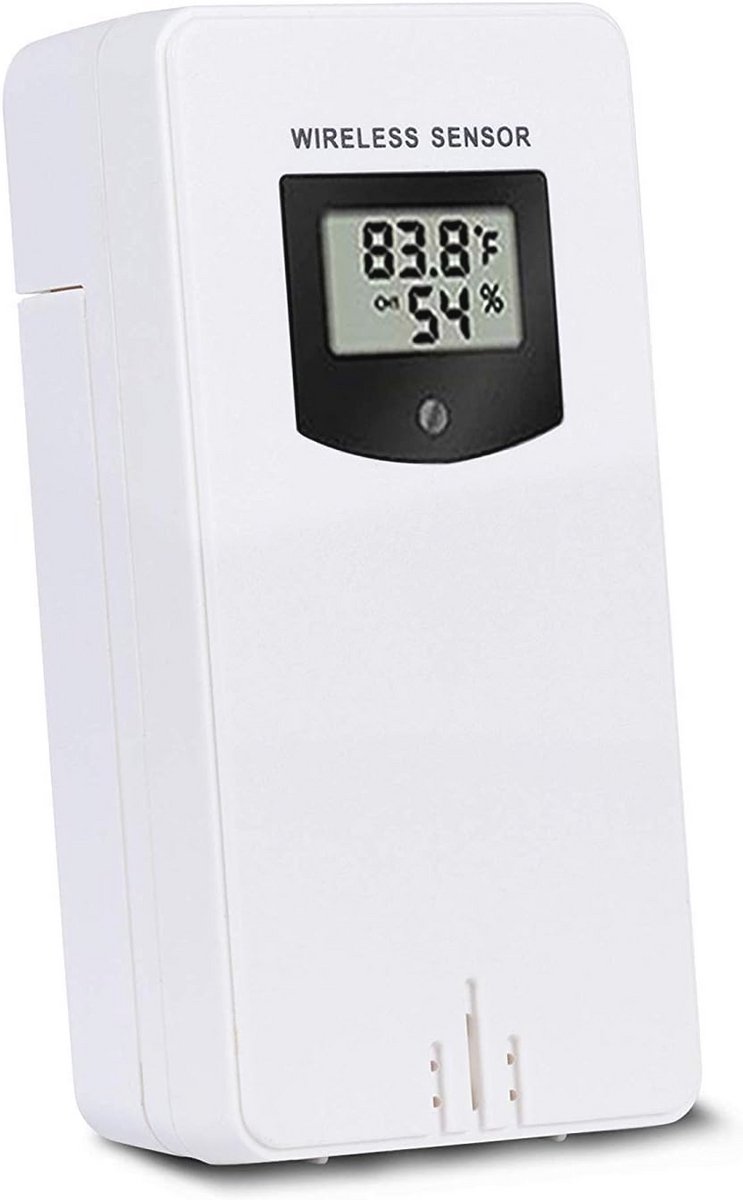 Draadloze buitensensor voor weerstations - Thermo- en hygrometer met 60 meter bereik