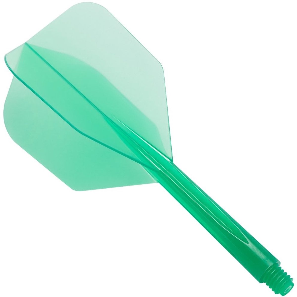 Condor Zero Stress Flight System - Small Clear Green - Dart Flights Long