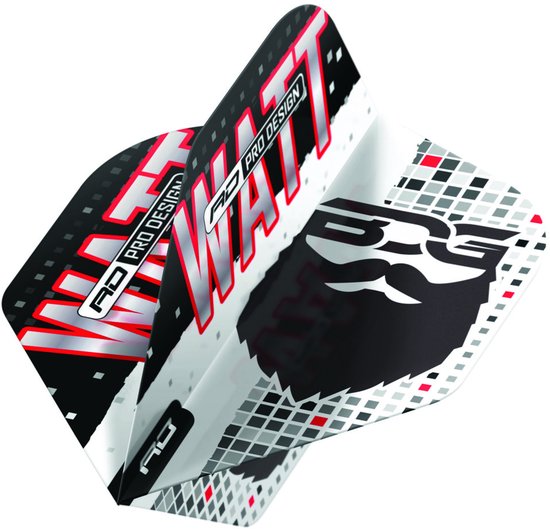 Red Dragon Jason Watt BDG Hardcore Premium - Dart Flights van Red Dragon — afbeelding 3