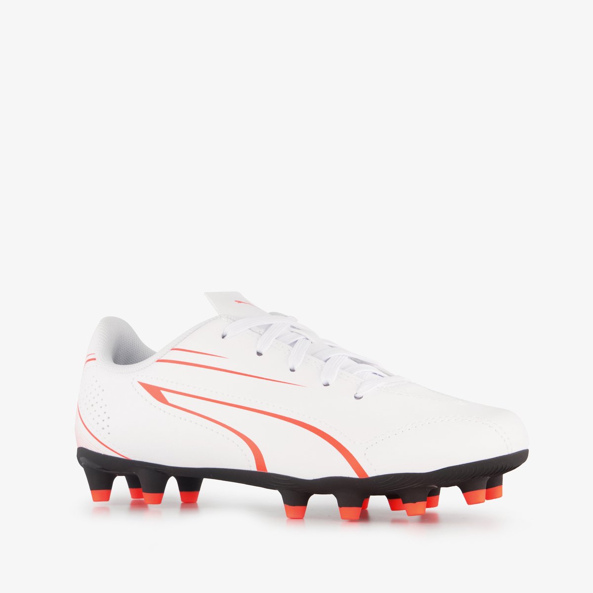 Puma Vitoria FG kinder voetbalschoenen wit - Maat 37 - Uitneembare zool