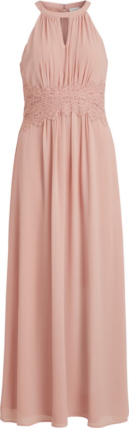 Vila Dames Vimilina halterneck Maxi Dress-Noos avondjurk, Coronet Blue/Detail: elastisch, 38