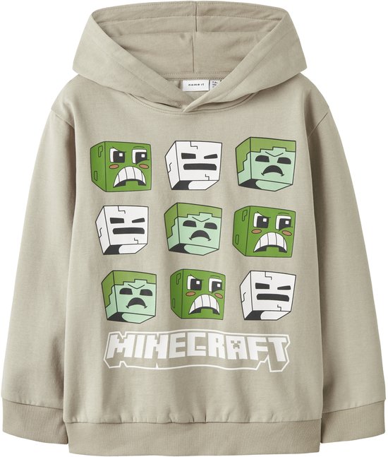 NAME IT - NKMSAAG MINECRAFT NREG SWEAT WH BRU BFU - Garçons - Sweats