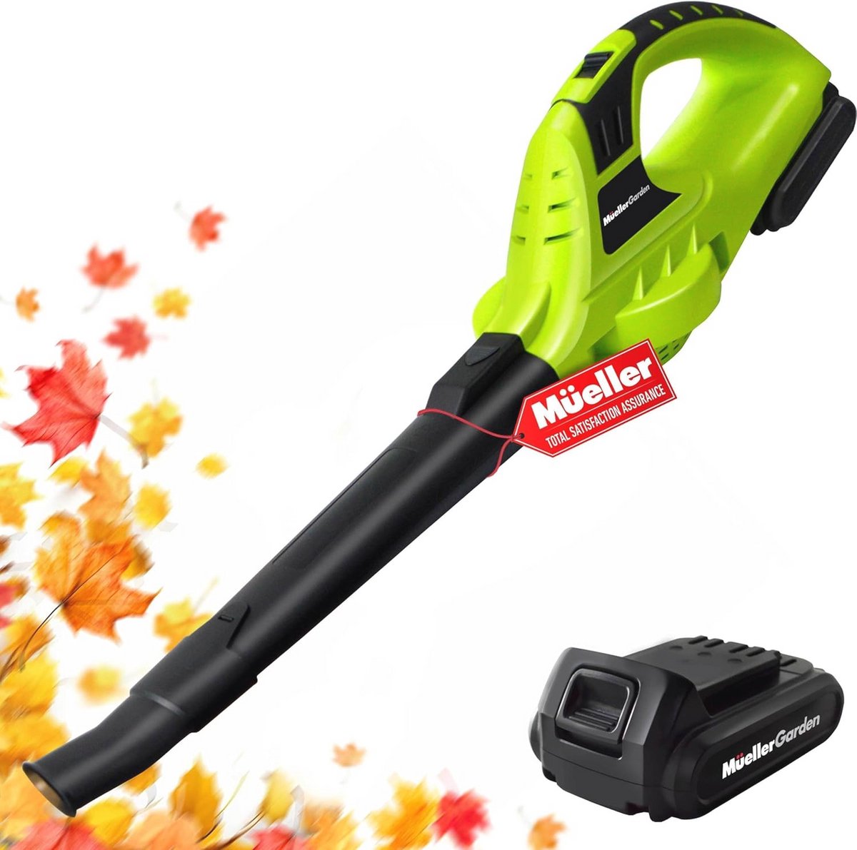 Krachtige Draadloze Accu-Bladblazer 20V - Lichtgewicht en Compact voor Gazons