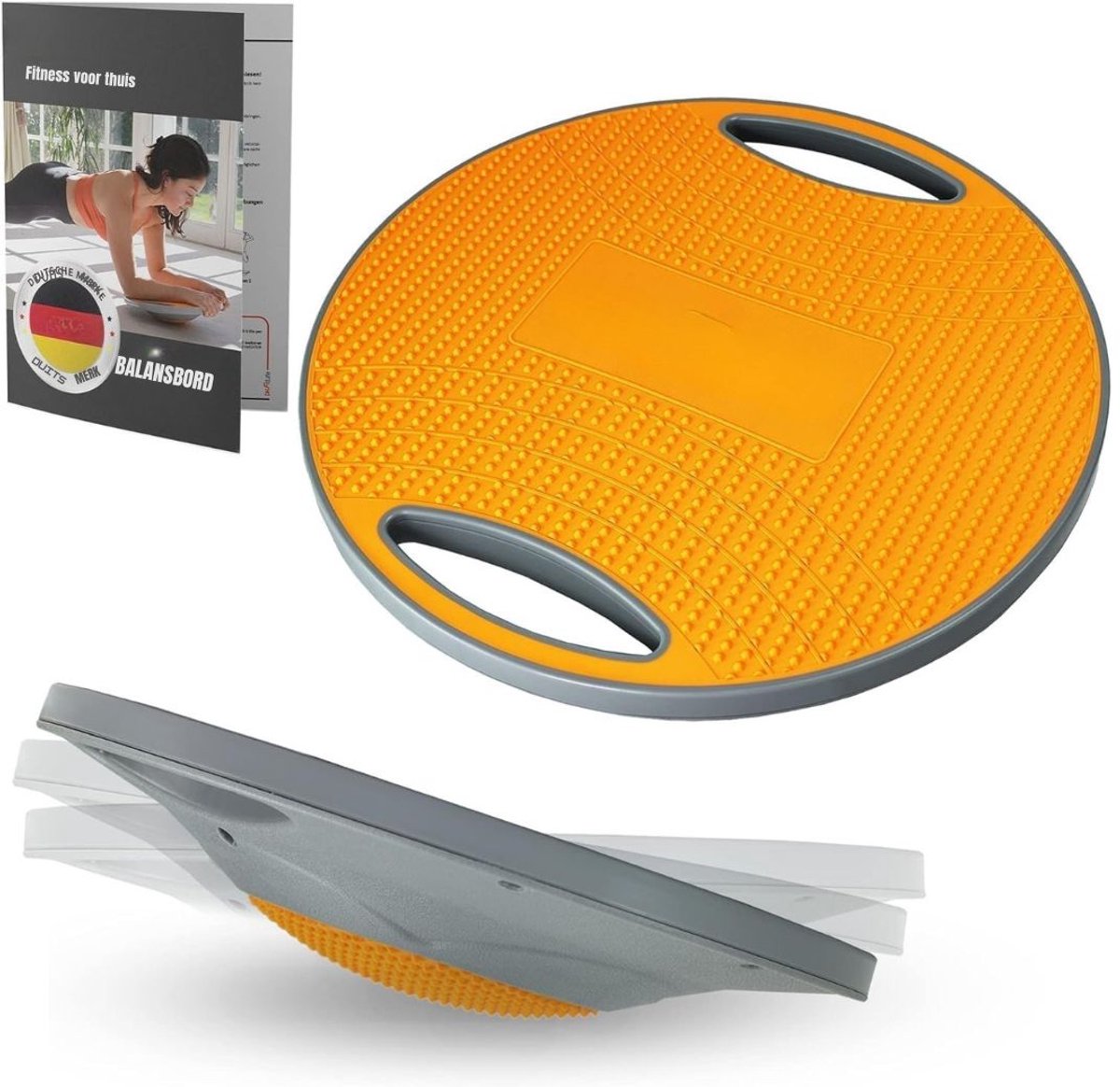 DD® Balanstrainer - Fitness Trampoline - Balansbord - 44x43x10cm - Oranje