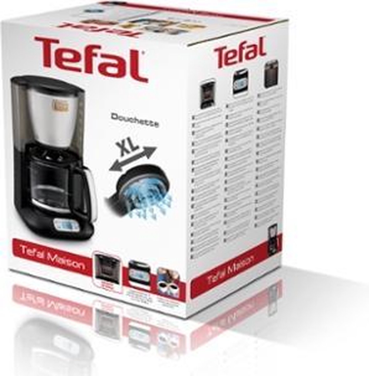 Tefal CM461811 Vrijstaand 15kopjes Zwart, Zilver koffiezetapparaat | bol.com
