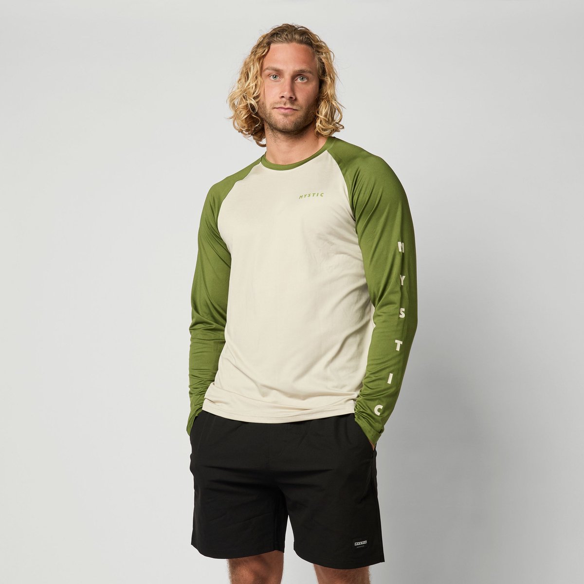2025 Mystic Heren Bolt Lange Mouw Quickdry Lycra Vest - M