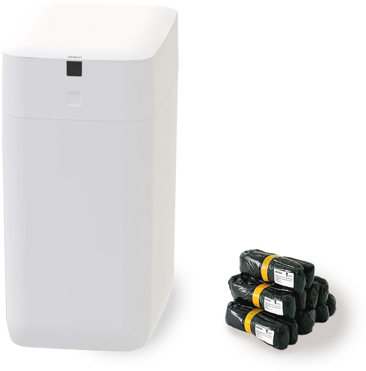 Slimme Automatische Prullenbak met Beweging Sensor - Contactloze Vuilnisbak voor Keuken, Badkamer en Kantoor - Inclusief 6 Navulringen