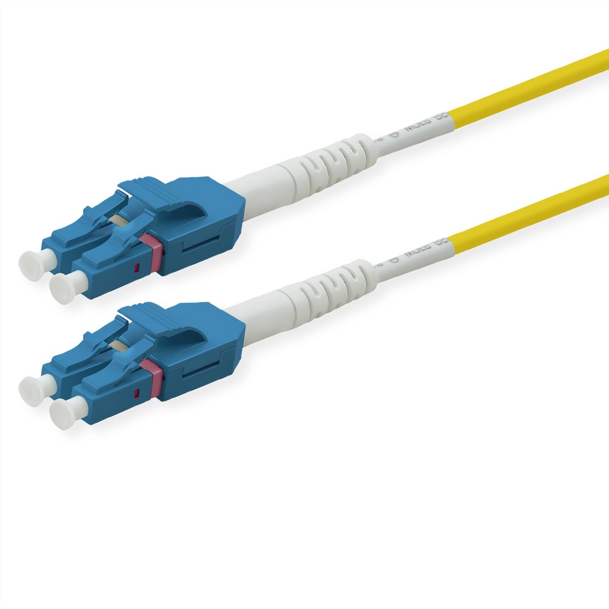ROLINE glasvezelkabel duplex 9/125µm OS2, LC/LC , UNIBOOT, geel, 3 m