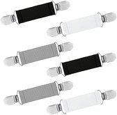 élastiques Clips à Chandail Élastiques - Lot De 8 | 4 Coloris | Pinces Pour Gants, Écharpes Ou Cardigans Pinces Cardigan