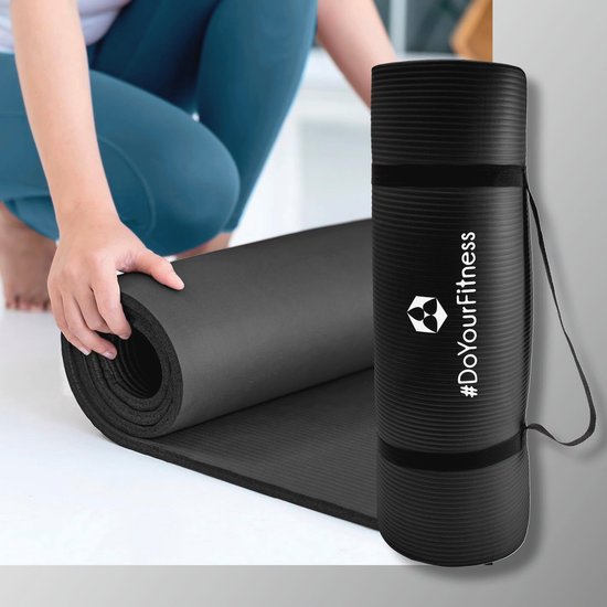 Extra dikke fitnessmat - duurzaam en huidvriendelijk - 183 x 61 x 2,0 cm — afbeelding 5