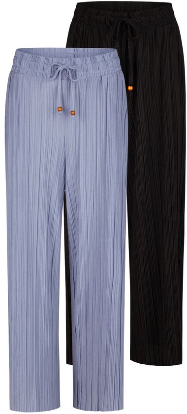 DENIMFY Dames Chino Broek DFBrenda 2er comfort/relaxed Veelkleurig XXL Volwassenen