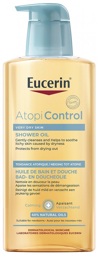 Eucerin AtopiControl Bad- en Doucheolie - Shower Oil - Droge Huid - Geschikt voor Eczeem - 400 ml
