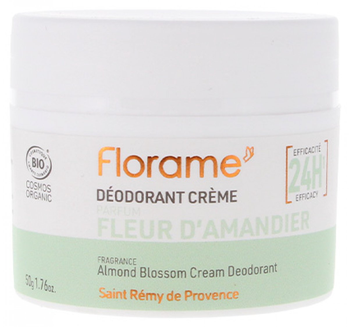 Florame Biologische Amandelbloesem 24H Crème Deodorant 50 g