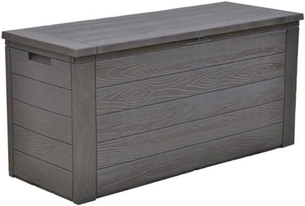 Tuinkist & Opbergbox in Houtlook - 300 Liter Ruimte voor Kussens en Stoelhoezen