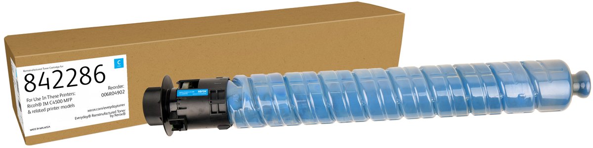Everyday™ Cyaan Remanufactured Toner van Xerox compatible met Ricoh (842286), Standaard capaciteit