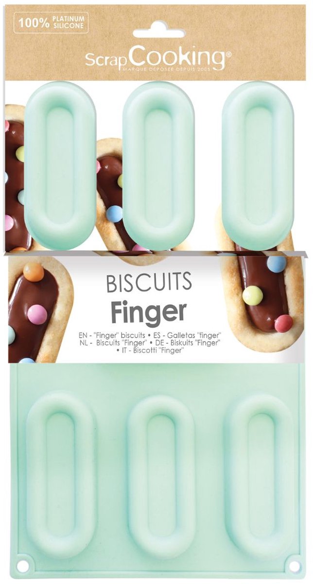 ScrapCooking Siliconen Mal Lange Vinger Koekjes