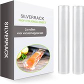 Nourriture SilverRack (2 rouleaux) (16 x 600 cm) | Sacs sous vide pour machine à emballer sous vide | Sacs sous vide | Sacs sous vide, récipient sous vide | Sacs sous vide