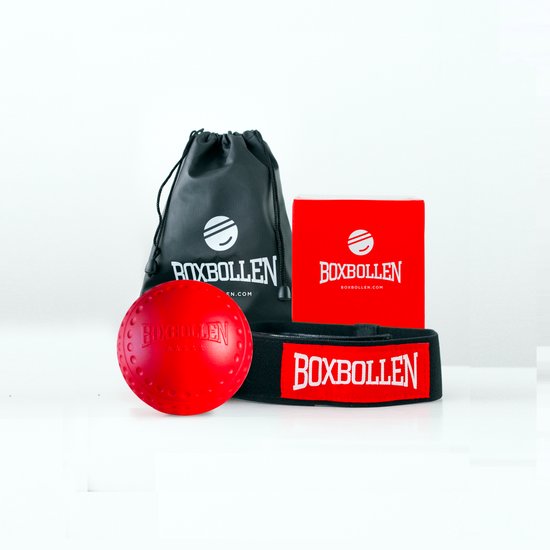 Bokstraining Ballen Reflex Fight Ball Punch Boksbal Boxen Training Ball Punch Boxing Ball met Verstelbare Hoofdband Voor Volwassenen Kinderen Boxer Snelheid Reflexen Coördinatietraining 3 Ballen