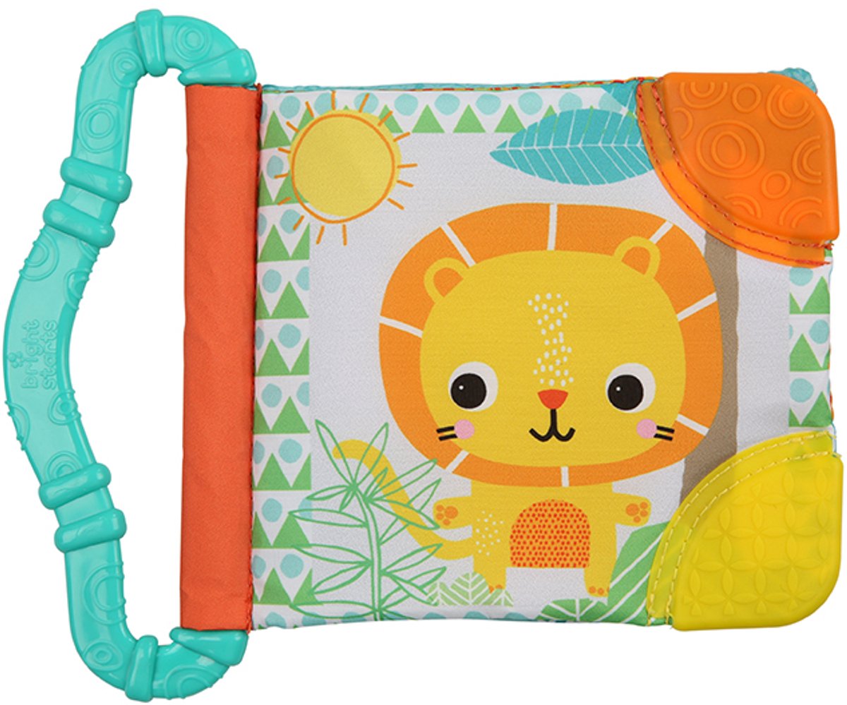 Babyboekje met bijtringen teethe & read - Bright Starts - vanaf 3 maanden