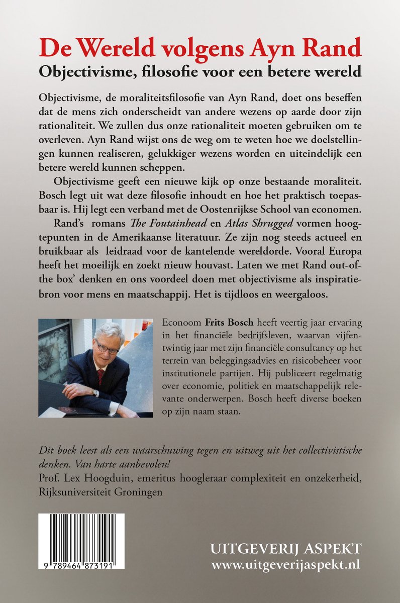 De wereld volgens Ayn Rand - back cover