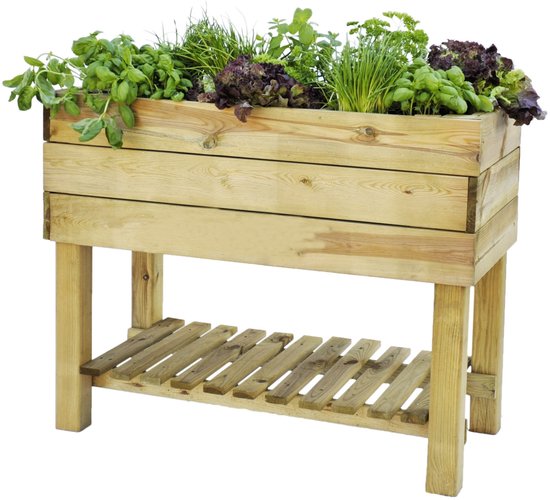 Hillhout Minigarden robuust - Grenen - 100x50x80 cm