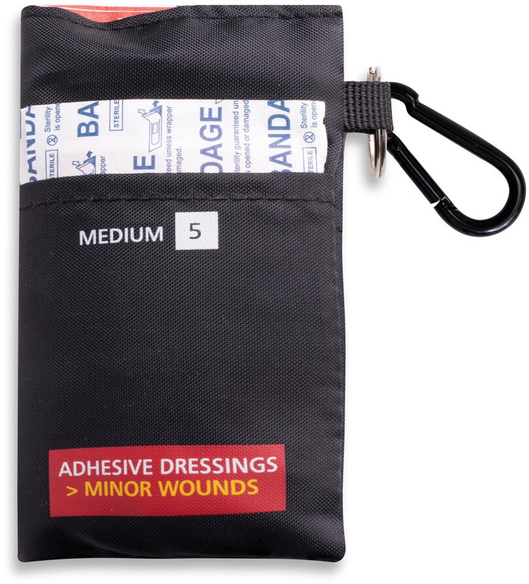 Survival Wallet - Mini EHBO-set pleisters - Met karabijnhaak