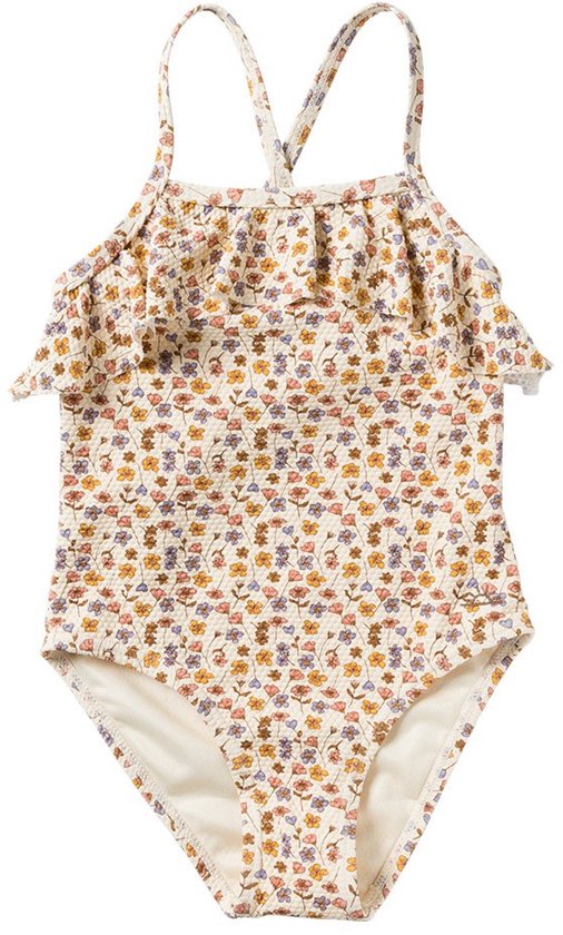 Maillot de bain SALTED STORIES Flower Bud Maillots de bain Filles - Crème - Taille 122/128