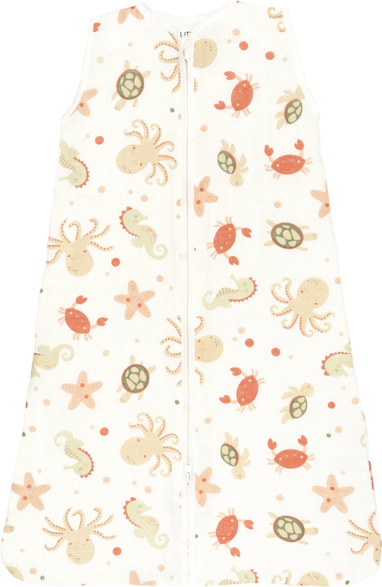 Little Boo Icecream Slaapzak Hydrofiel Oatmeal 70cm Zomerslaapzak