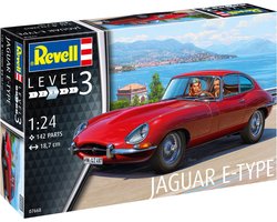 Revell Modelbouwpakket Auto - 07668 Jaguar E-Type (Coupé) Plastic - 1:24 - Modelbouw