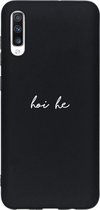 Design Backcover Color Samsung Galaxy A70 hoesje - Hoi he