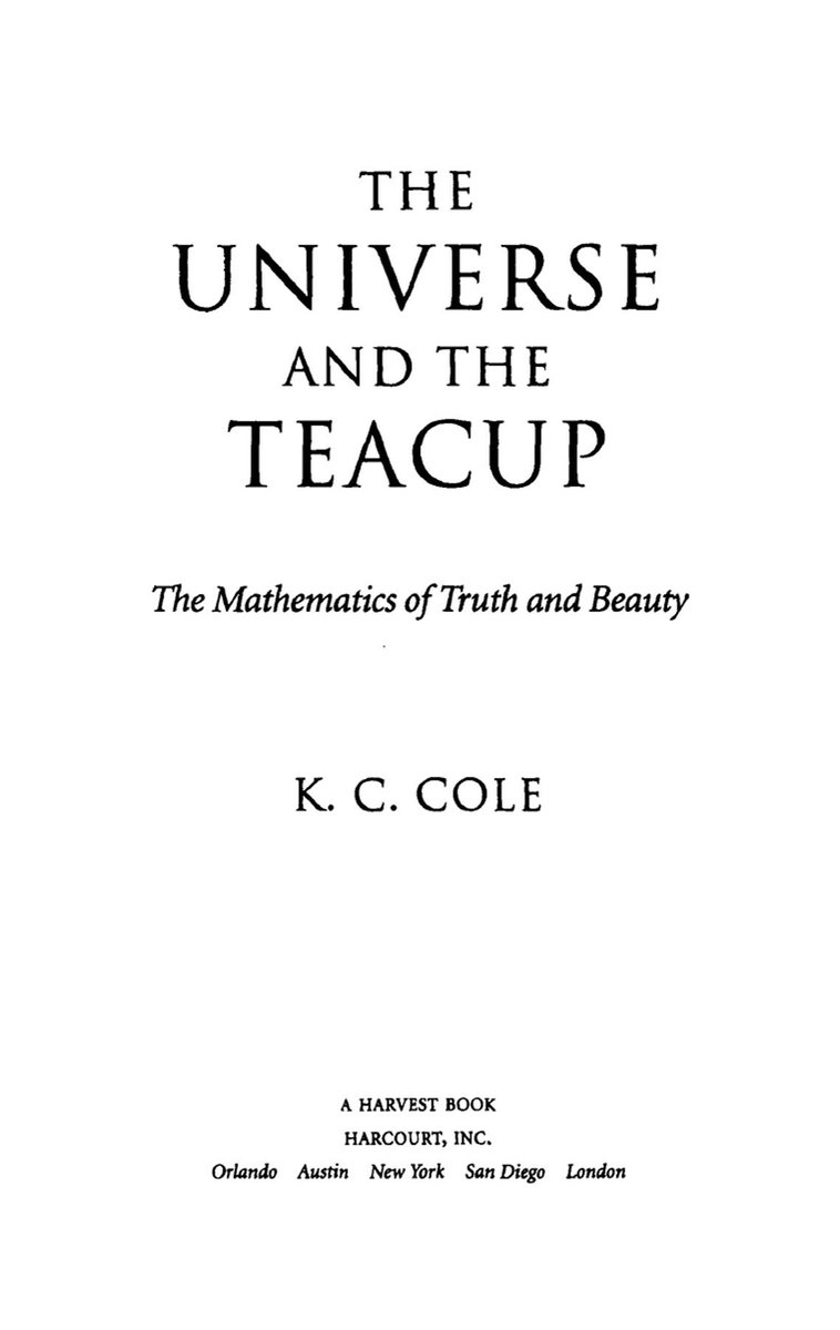 The Universe and the Teacup