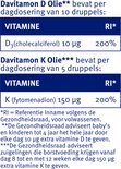 Voedingswaarde informatie Davitamon Vitamine D en K olie.