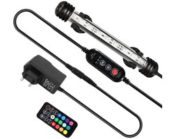 Aquariumverlichting RGB met controller - Lengte 18.5 cm - 1.8 Watt - Aquarium lamp - Aquarium licht - Aquariumlamp - Dimbaar