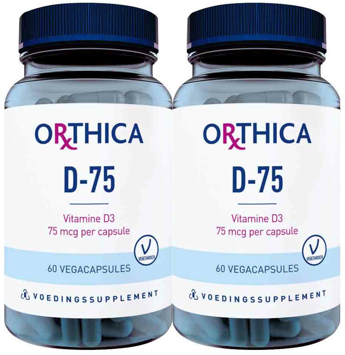 Orthica D-75 - 2 x 60 capsules - Voordeelverpakking