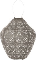 Lumiz Solar Tuinverlichting - Tuinverlichting op zonne energie - Buitenlampjes - Tuinverlichting op zonneergie - Buitenverlichting - Decoratie - Mandela Jar - 30 cm - Taupe