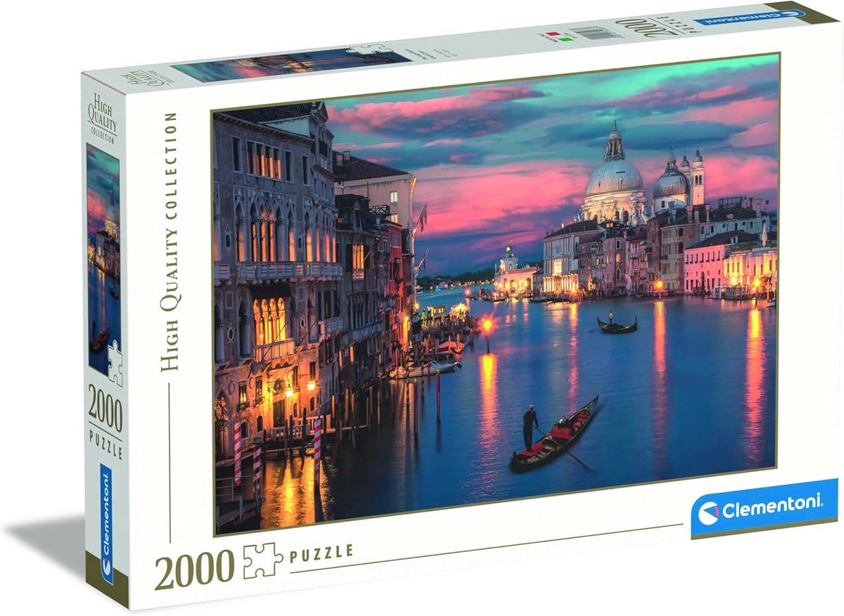 Venetië Kanaalpuzzel 2000 Stukken – Puzzel voor Volwassenen – 97,5 x 66,8 cm