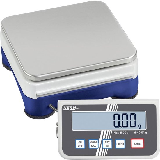 KERN Pakketweegschaal Weegbereik  Max. : 150 Kg Resolutie: 20 G, 50 G Weegbereik Max 150 Kg Resolutie 20 G 50 G Werkt Op Het Lichtnet Werkt Op Batterijen Werkt Op Een Accu Zilver