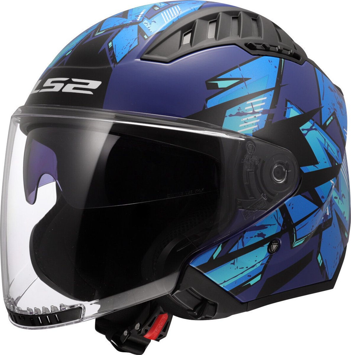 LS2 Helm Copter II Kanji OF600 blauw maat L