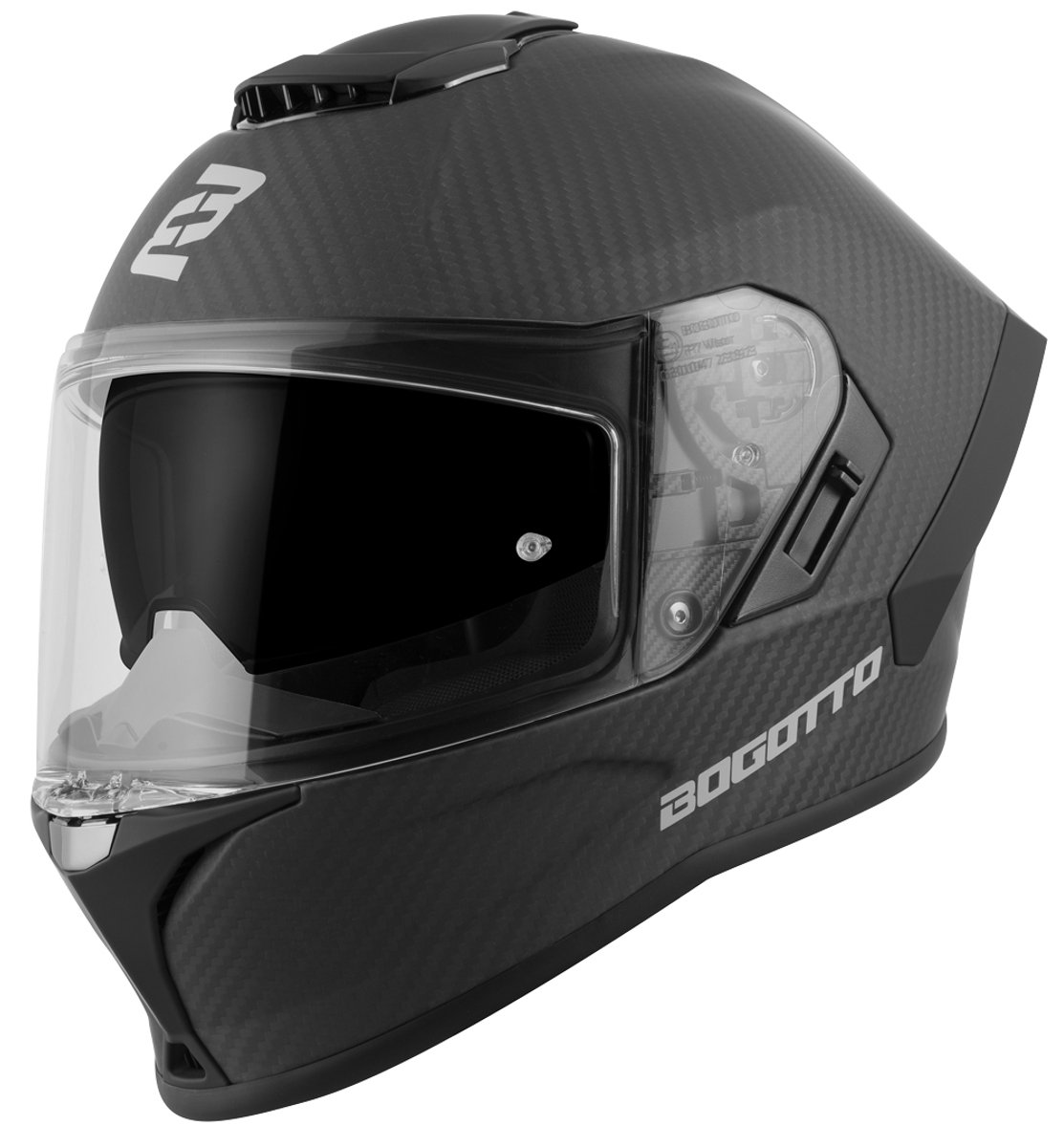Bogotto Phantom P7 Carbon 6K Helm - Maat S - Helm