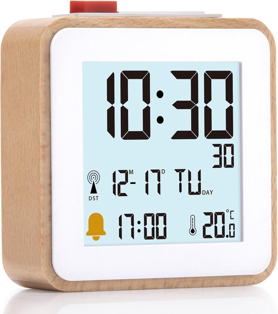 Digitale Nachtwekker met Afstandsbediening en Temperatuurweergave
