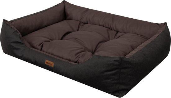 DOGGY Hondenbed, Hondenkussen, Linnenlook, Hondenmand, Eenvoudig Te Reinigen Verhoogde Randen Xxl Voor Extra Grote Honden 125 X 98 Cm Grafiet 652630897 DOGGY Hondenbed, Hondenkussen, Linnenlook, Hondenmand, Eenvoudig Te Reinigen Verhoogde Randen Xxl Voor Extra Grote Honden 125 X 98 Cm Grafiet 652630897