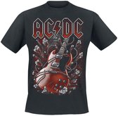 T-shirt AC/ DC Breaking The Wall noir L en Katoen pour homme - Produits dérivés du groupe, Groupes