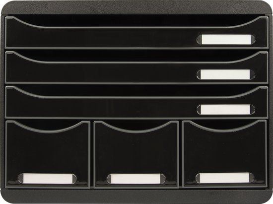 Exacompta 306714D 1x STORE-BOX ladenbox met 6