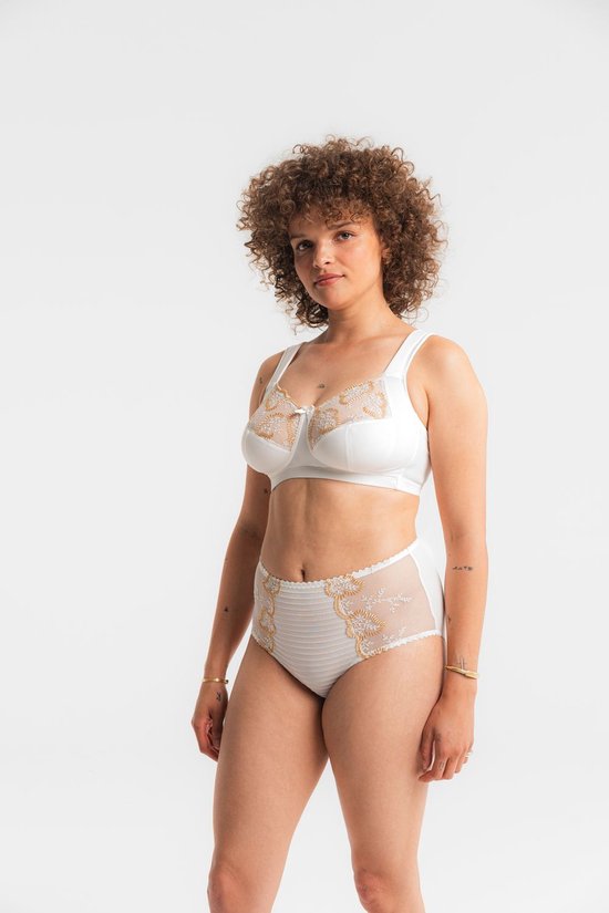 Aubade Sheer Emotion voorgevormde beugel bh met overlay van mesh • Cognac • de Bijenkorf