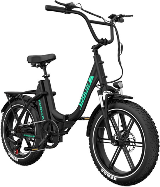 KOOLUX | KL6S Elektrische Vouwfiets | E-Bike | 20x4.0 Inch banden | 48V 15.6Ah Lithium Accu | 250W Motor | Maximaal snelheid 25km/u | Maximaal bereik 120km | 7-speed versnellingen | LCD Scherm | Zwart | Gratis Rijklaar Bezorgd - KOOLUX - €999,00