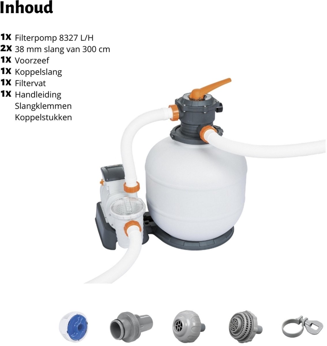 Bestway - Flowclear - Zandfilterpomp - 8327 - l/u – foto 2