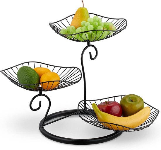 Espada Fruit Etagère - Fruitmand – Fruitschaal – Opberger – 3 Laags